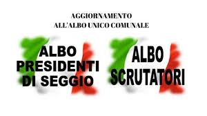 Avviso aggiornamento albo degli scrutatori