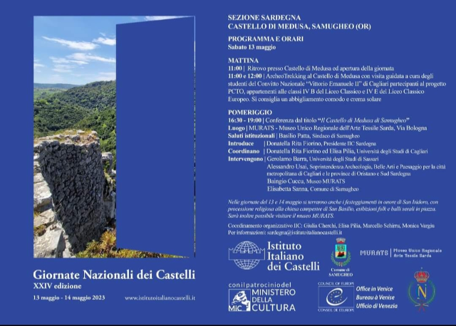 Giornate nazionali castelli 13 maggio a Samugheo