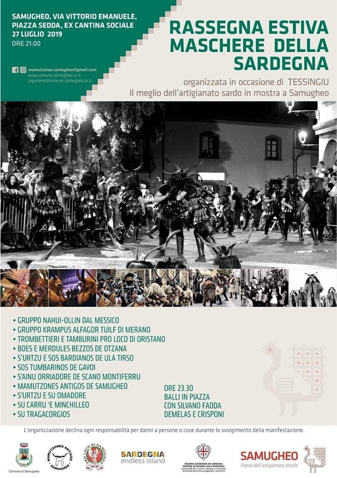 Rassegna estiva delle maschere della Sardegna