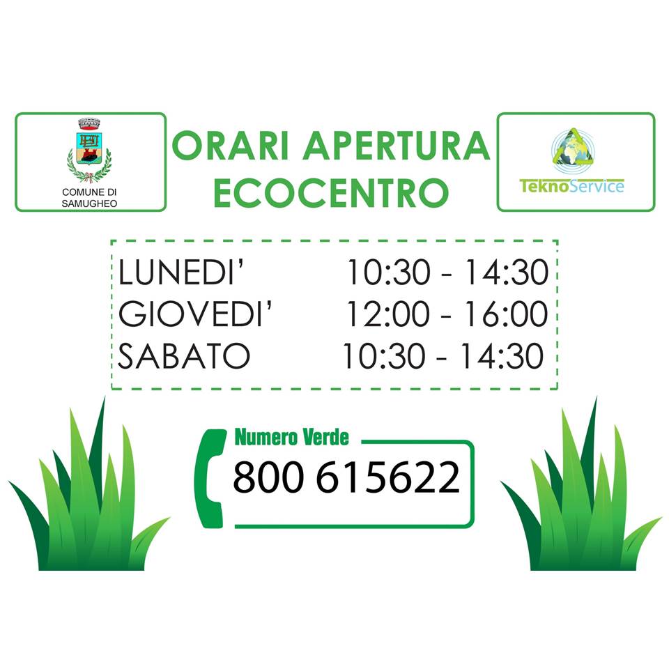 Orari apertura ecocentro comunale