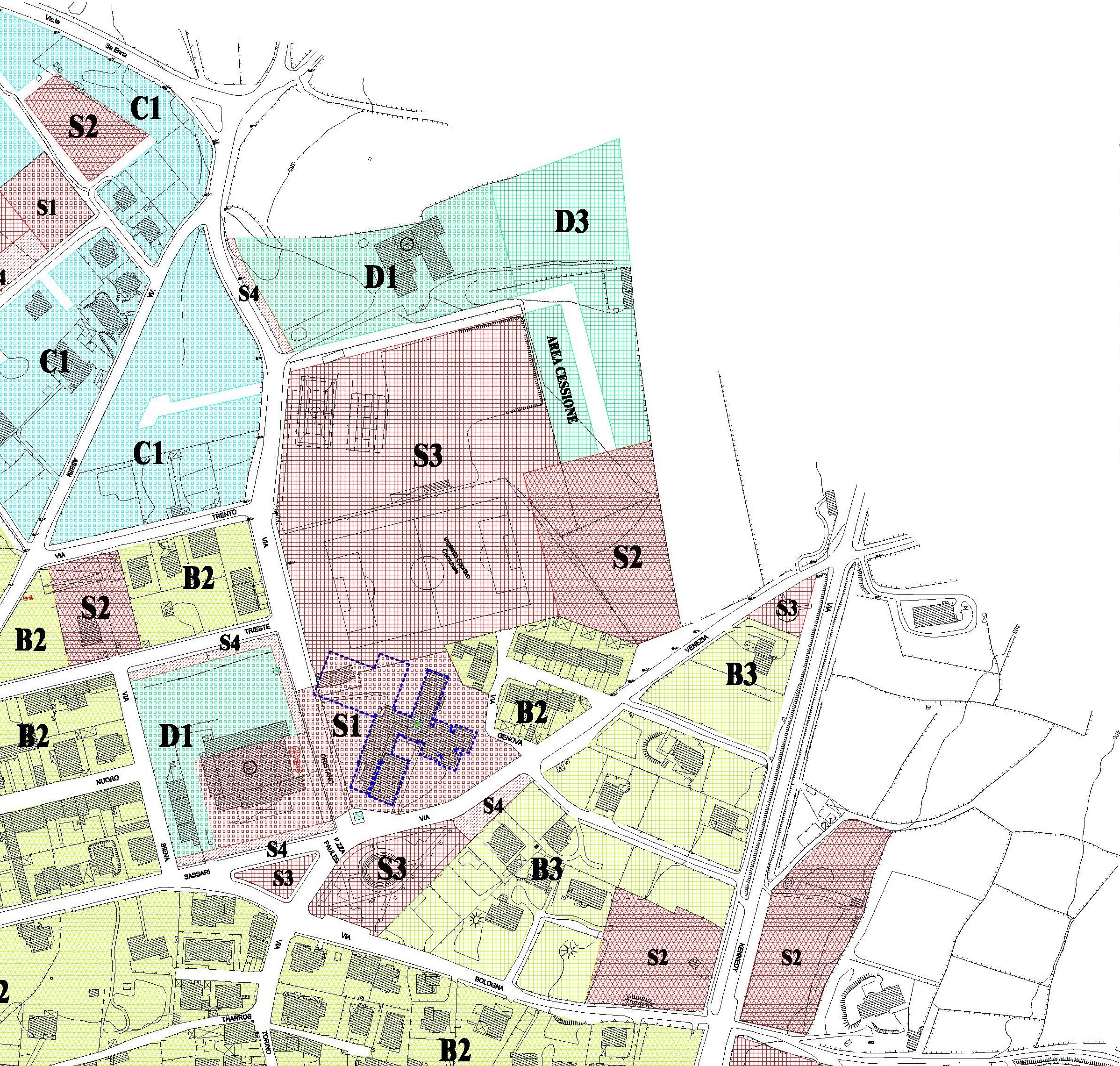 Adozione variante urbanistica non sostanziale al P.U.C. ai sensi dell'art. 20 comma 26 e seguenti della l.r. 45/1989. 